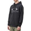 Moletom Masculino Oakley Bark FZ Hoodie Blackout PRETO-472427BR-02E- -2-